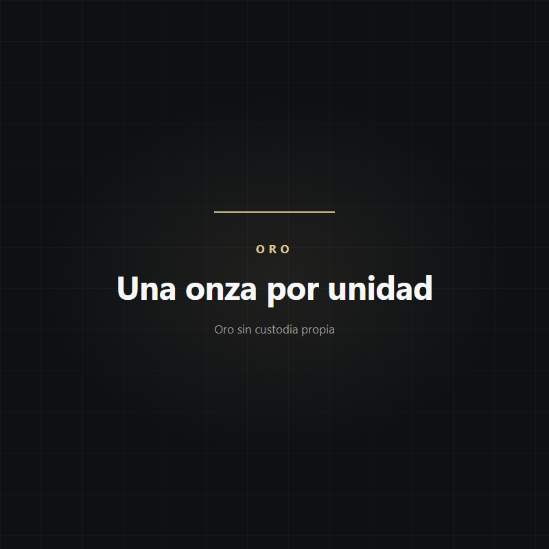 Asignación a oro PAXG