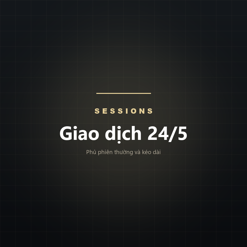Khung giờ giao dịch 24/5